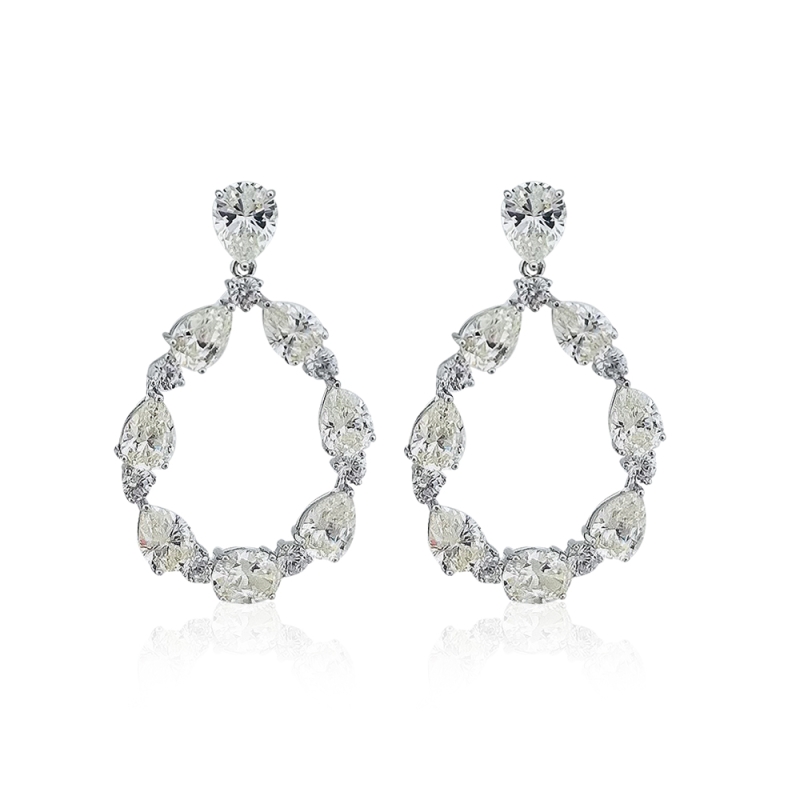 Severn Moissanite Stone Earrings