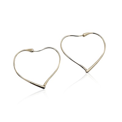 by Eda Çetin - Silva Heart Earrings