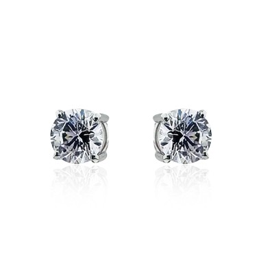 Solitaire Earring - 1 Carat - Thumbnail