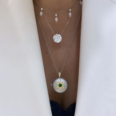 by Eda Çetin - Solitaire Necklace - 6 Carat (1)