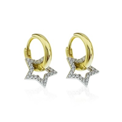 by Eda Çetin - Star Earrings in the Ring