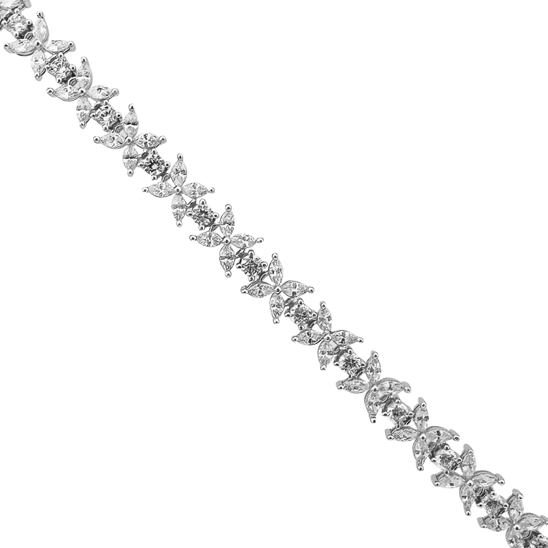 Stoned Marquise Tennis Bracelet