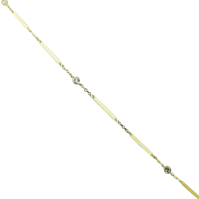 Strip Stone Anklet