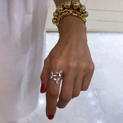 by Eda Çetin - Three Branch Marquise Ring (1)