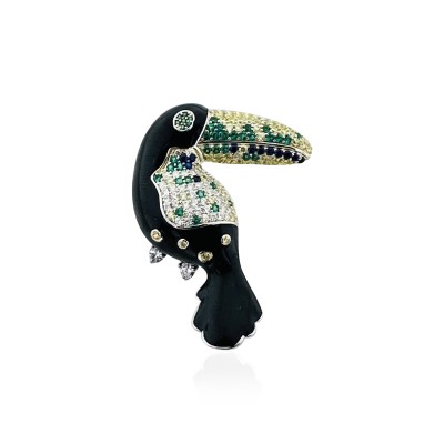 by Eda Çetin - Toucan Brooch