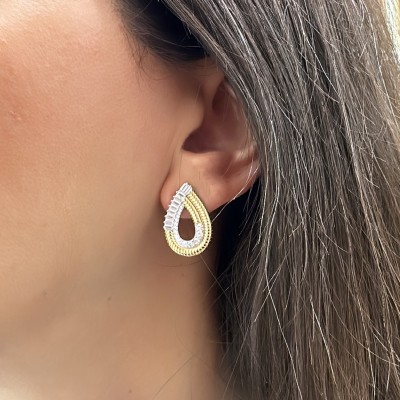 Tulie Italian Drop Earrings - Thumbnail