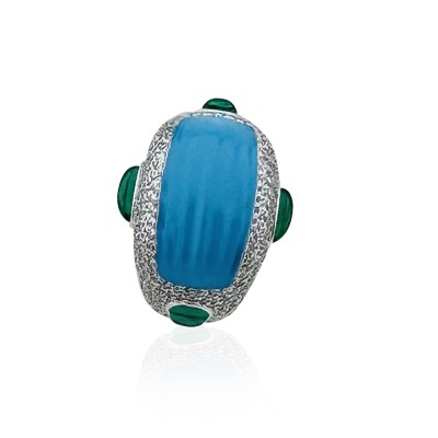 Turquoise Royal Ring - Thumbnail