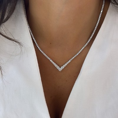 V Waterway Necklace - Thumbnail