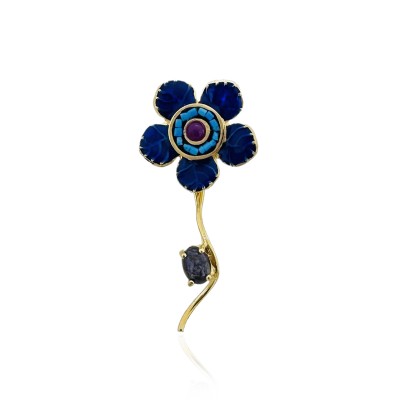 by Eda Çetin - Violet Brooch (1)