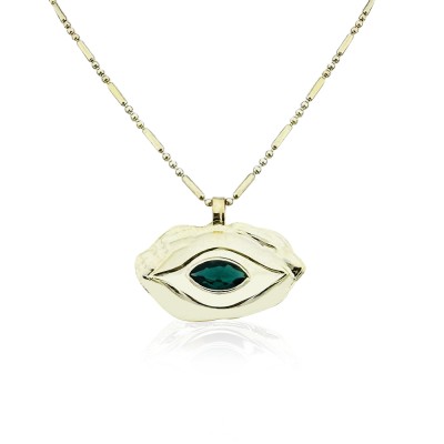 by Eda Çetin - Zoe Plate Eye Necklace